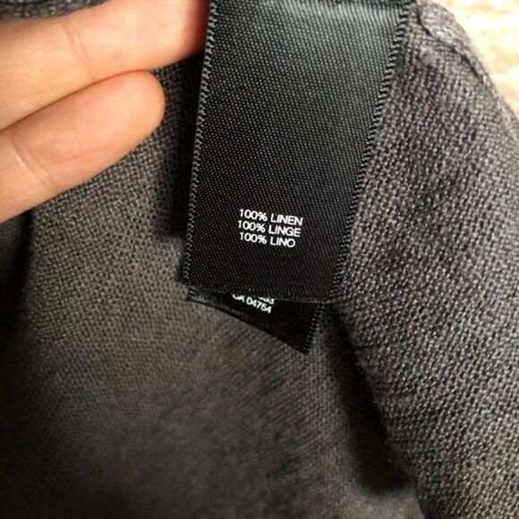 Kenneth Cole Gray Sleeveless Open Front Sweater - Picture 6 of 6